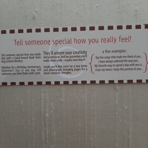 NWOT RAG AND BONE BINDERY LOVE JOURNAL - Picture 15 of 15